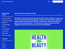 Tablet Screenshot of healthandbeautymatters.com